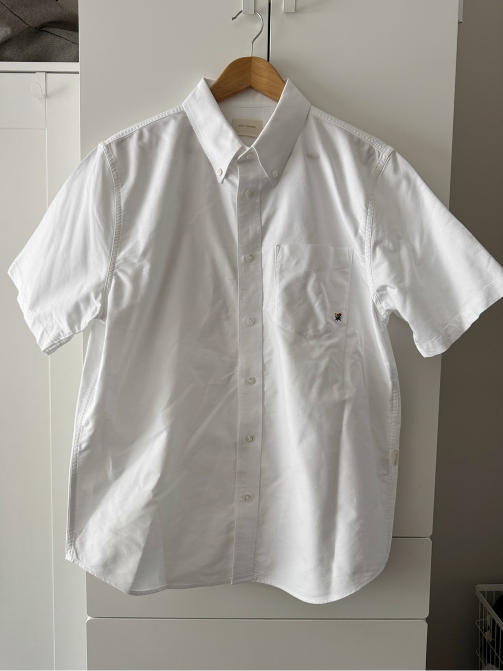 Aime Leon Dore Short Sleeve Oxford Shirt – Bright White